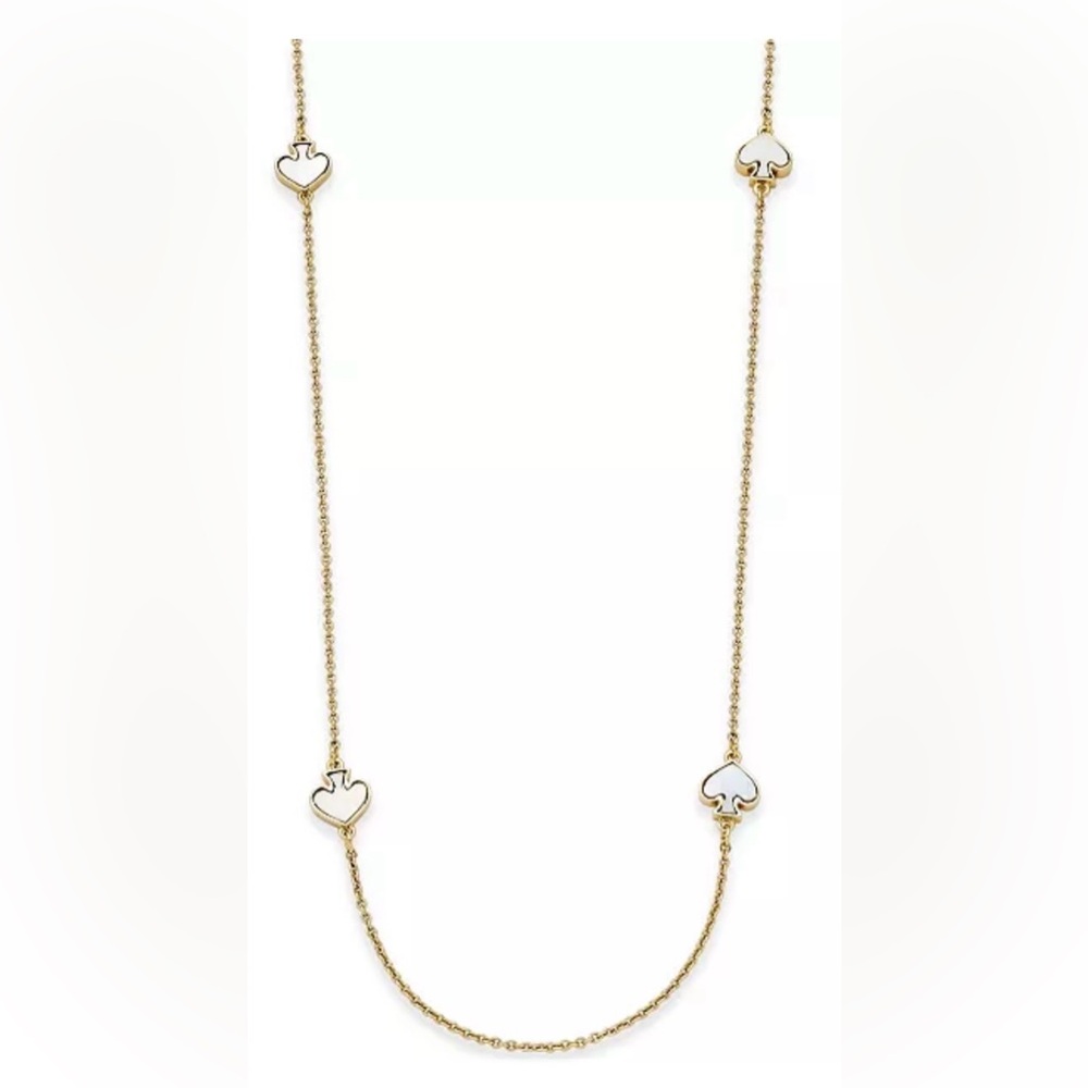 Kate Spade Signature Gold-Tone Mother-Of-Pearl 32" Station Necklace